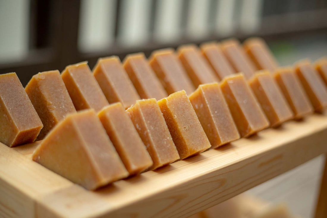 Trocknende Naturseife